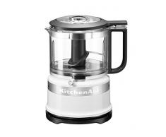 KitchenAid 5KFC3516S Mini robot de cocina clásico, 0.83 litros, 240W, blanco