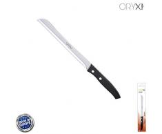 ORYX 5800025 Cuchillo Aspen Panero Hoja Acero Inoxidable 19 cm. Negro, Metal