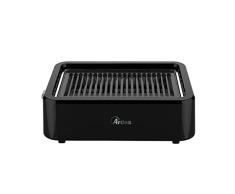 ARDES - ARGRILL01 Barbacoa eléctrica sin humo, barbacoa sin humo con calentamiento por infrarrojos 1100 W, barbacoa eléctrica portátil de balcón para interior o exterior con parrilla extraíble