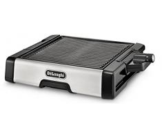DeLonghi BG 410 - Barbacoa (1800 W, Barbacoa de contacto, Eléctrico, Mesa, Parrilla + plancha, Negro, Gris)