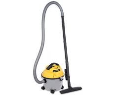 Powerplus POWX320 - Aspiradora (800 W, Aspiradora de tambor, Bolsa para el polvo, 10 L, Negro, Gris, Amarillo, Seca y húmeda)