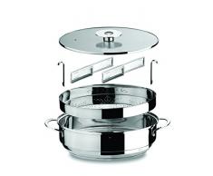 MEPRA 30156340 - Vajilla de microondas, Color Plateado