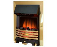 Royal Cozy Fire RCF1 - Chimenea eléctrica (latón), color dorado