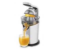 Moulinex Vitapress Pro PC700D Exprimidor Eléctrico de Brazo 300 W, acero inoxidable, directo al vaso, piezas desmontables, palanca de presión, máxima extracción, sistema antigoteo, base antideslizante