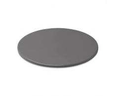 Weber Piedra de pizza esmaltada hecha a mano, piedra de cordierita, sistema de barbacoa gourmet Weber hecho a mano, accesorios para barbacoa Weber Redondo 36 cm, negro (18412)