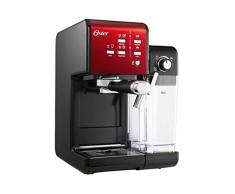 Oster Cafetera espresso Prima Latte II, con tratamiento de leche, 600 ml, rojo, 0