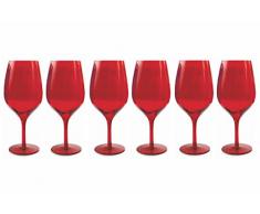 Villa dEste Set Copa Para Vino Tinto 6 Uds. Rojo