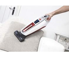Hoover Jazz SM156DPN4 - Aspirador de mano sin cable, hasta 18 mins. de autonomía, aspira sólidos, batería de 15.4V, color rojo