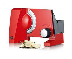 Graef S 10003 Eléctrico 170W Aluminio Rojo rebanadora - Cortafiambres (Aluminio, Rojo, 230 mm, 325 mm, 240 mm, 2,33 kg)