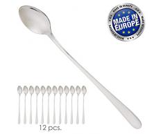 ORYX 5155019 Cuchara Postre Larga Murano Caja 210 mm. 12 Unidades, Acero 18/11