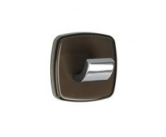 Metaltex 294722 - Percha adhesiva acrílica/acero inoxidable