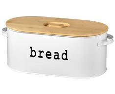 Esmeyer 195-1360 - Panera (acero inoxidable 18/10), color blanco