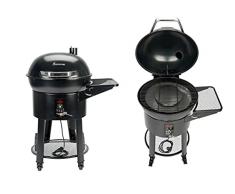 LANDMANN Pellet Kettle Parrilla Tetera Eléctrico Negro - Barbacoa (Parrilla, Eléctrico, 58 cm, 12 personas(s), Tetera, Parrilla)