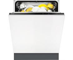 Zanussi ZDT21006FA Totalmente integrado 13cubiertos A+ lavavajilla - Lavavajillas (Totalmente integrado, Blanco, Tamaño completo (60 cm), Negro, Botones, 1,5 m)