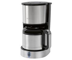 Bomann KA 6037 CB - Cafetera térmica de 8 a 10 tazas de café, termo de acero inoxidable (doble pared) con cierre de aroma, sin pérdida de temperatura, acero inoxidable, 660371