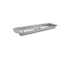 YouDebe - Molde rectangular para tarta (hierro blanco, 35 x 11 cm)