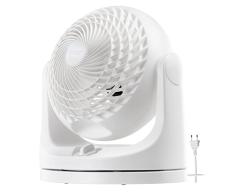 Woozoo, Ventilador de mesa silencioso, potente y portátil, 23m², Alcance 15m, Oscilación, inclinación vertical, Habitación - Woozoo PCF-MKM18 - Blanco