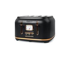 Muse MS131BC Tostador 4 rebanadas negro mate/cobre