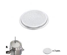 ORYX 5056113 Filtro Cafetera Aluminio Classic/Inducción 9 Tazas (3 Unidades)