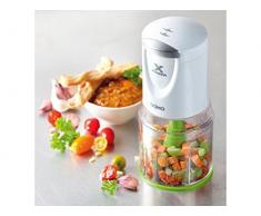 Domo DO9192MC picadora eléctrica de alimentos 0,5 L Blanco 400 W - Picadoras eléctricas de alimentos (0,5 L, Blanco, Acero inoxidable, 400 W)