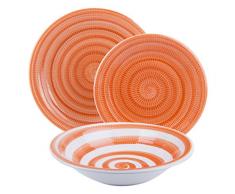 Soul Kitchen Vajilla 18 Piezas Old Italy Naranja