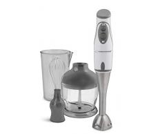 Esperanza EKM003E Pesto - Batidora de mano (450 W, metal), color blanco y gris