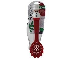 Joie 067742191144 Paysan - Tenedor de pasta, color rojo y verde