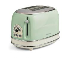 Ariete 155 Tostador 2 ranuras vintage, 810 W, Metal, Verde