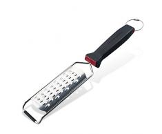 Rallador grueso Presist – Rallador de acero inoxidable – Rallador de mano extra afilado con protector de hoja – Mango resistente con suspensión