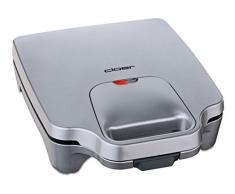 Cloer Sandwichera 6269, 1800 W, De plástico, Plata