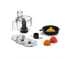 Moulinex Juego de 6 accesorios para robots pasteleros Coach e I Coach Touch, cuenco multifunción + discos de rallar + cuchilla picadora + exprimidor, Fresh Box XF652012