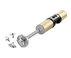 ritter Batidora de mano Stilo 7 Plus, color dorado claro, inalámbrica, con batería, fabricada en Alemania