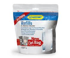 Recambios antihumedad Gel Bag para Deshumidificador 3D Armario de 250g. 2 unidades.