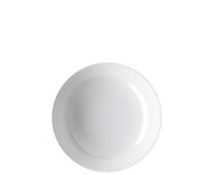 Blend Blanco Plato hondo (22 cm, relieve 3: cruzado
