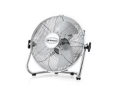 Orbegozo PW 1332 Ventilador industrial Power Fan, 3 velocidadesaspas metálicas, inclinación regulable, asa de transporte, rejilla de seguridad, 45 W de potencia