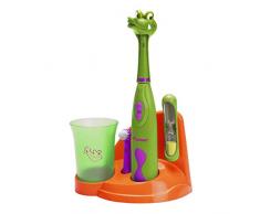 Bestron DSA3500A Niño Cepillo Dental Giratorio, Verde, Naranja, Púrpura