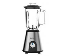 Bastilipo 7135 Batidora americana de vaso (5 velocidades, 1.5 litros de capacidad), Acero inoxidable