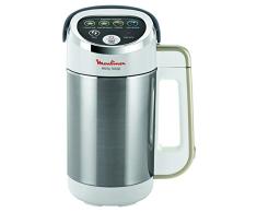 Moulinex Easy Soup - Batidora eléctrica con 5 programas automáticos, doble pared, capacidad 1,2 L, batidora sopa aterciopelada para mantenimiento en caliente, dispositivo de sopa