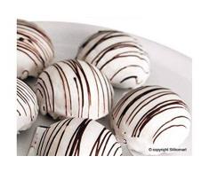 Silikomart - Molde para horno, semiesférico, silicona, naranja, 30 mm