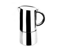 Lacor - 62056 - Cafetera Express Moka Inox. 6 Tazas