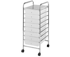 Cajonera DKD Home Decor PVC Metal (33 x 39 x 83 cm)