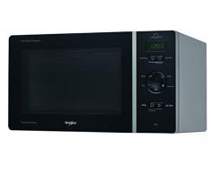 Whirlpool MCP 347 BL - Horno de microondas, 800 W, 25 litros, negro plateado