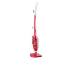 H.Koenig ECO420 Escoba de Vapor, 1500W, Color Rojo, 1500 W, plástico