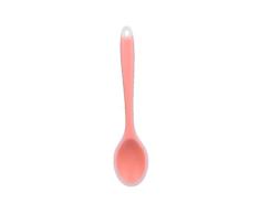 Cucharas de silicona multicolor Cucharas para mezclar Cucharas de cocina Cucharas para ensalada Vajilla de silicona Cucharas de mesa Naranja transparente-Naranja transparente