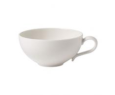 Villeroy & Boch New Cottage Basic Taza de té, 240 ml, Porcelana Premium, Blanco