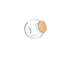 Tarro de cristal para caramelos con tapa de madera 1,5L