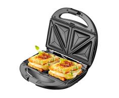 Adler AD 3040 - Sandwichera 5 en 1, multifunción, tostadora de Pan, sandwichera con Parrilla, 1200 W, gofrera de Hierro, Horno para nueces, Parrilla de Contacto, Parrilla de Doble Cara