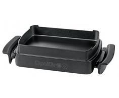 Tefal XA722870 - Barbacoa (Barbacoa de contacto, 1,6 L, Mesa, Negro, Rectangular, Tapa con bisagra)