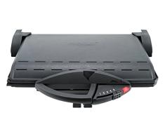 Steba PG 2.0 Pro Select - Barbacoa (2000 W, Barbacoa de contacto, Eléctrico, Mesa, Negro, Rectangular)