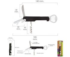 ORYX 5057065 Abrebotellas y Sacacorchos Con Descapsulador, Plateado